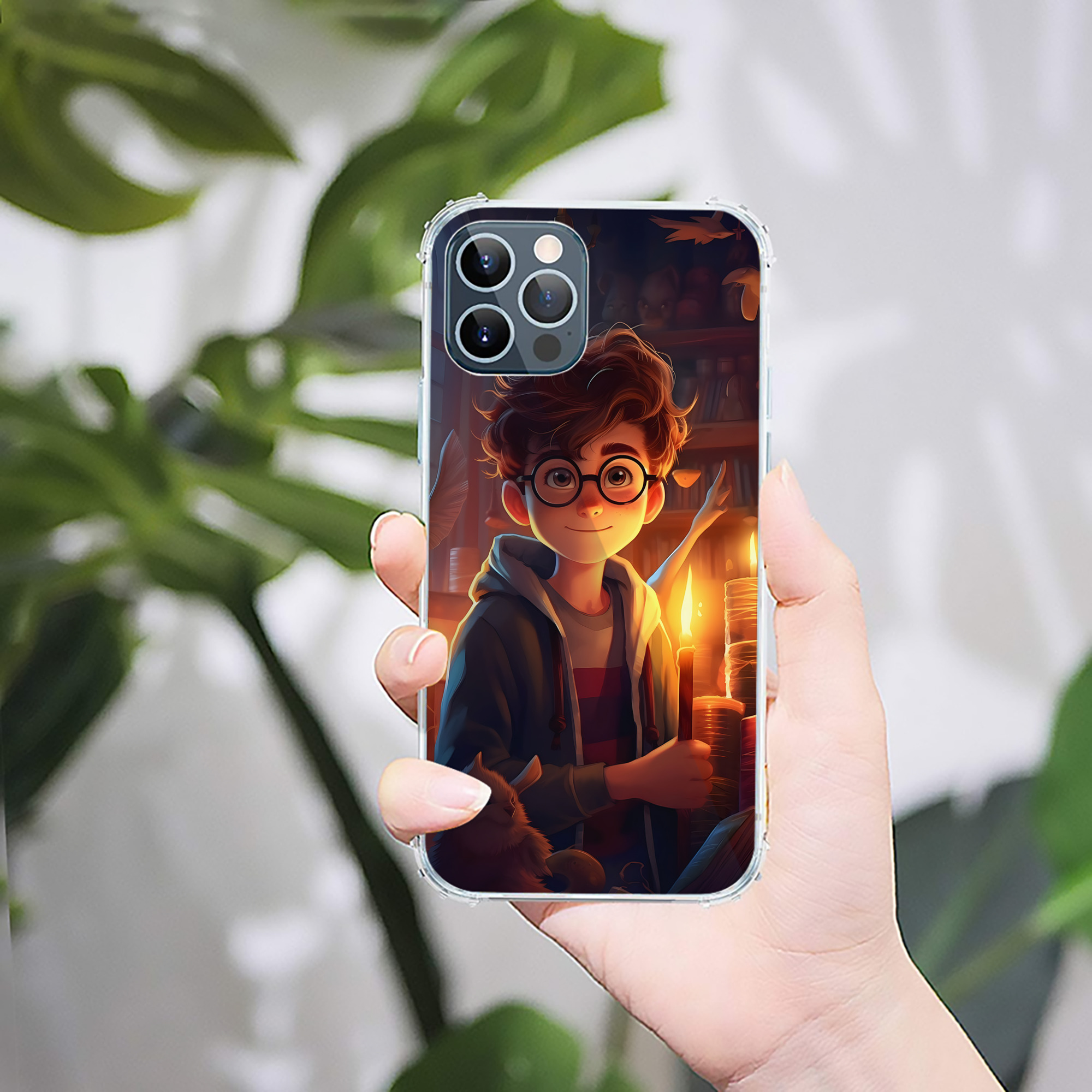（画像用） Harry Potter ハリー・ポッターシリーズ 【iPhone 12シリーズ対応】透明スマホケース（クリアソフトケース）